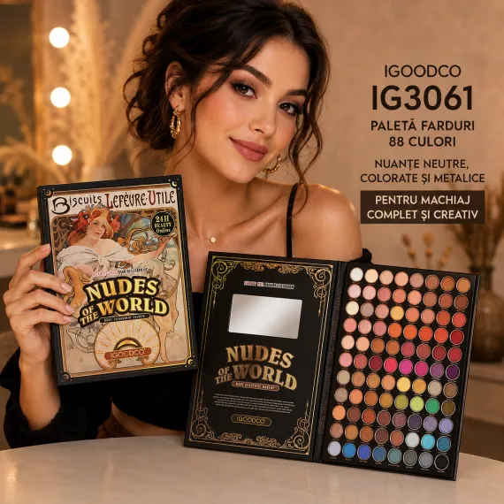 Paletă farduri IGOODCO IG3061 88 culori pigmentate