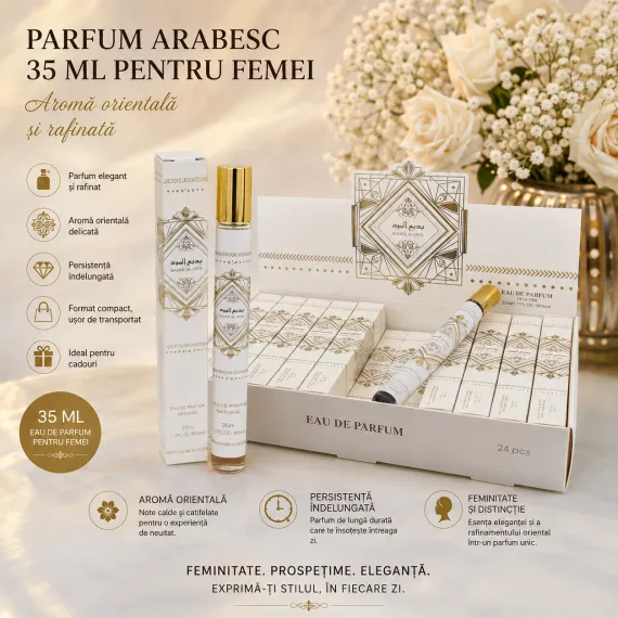 Parfum Arabesc de Damă 35 ml cu Aromă Orientală 1912-154