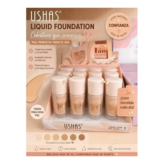 Fond de ten lichid USHAS UFS296B cu acoperire medie