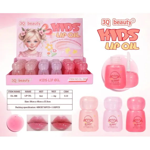Ulei de Buze pentru Copii 3Q Beauty Kids Lip Oil OL-388 3 ml