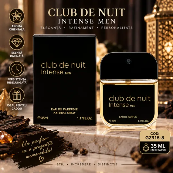 Parfum Oriental Bărbați Club de Nuit Intense Men, Eau de Parfum, 35 ml