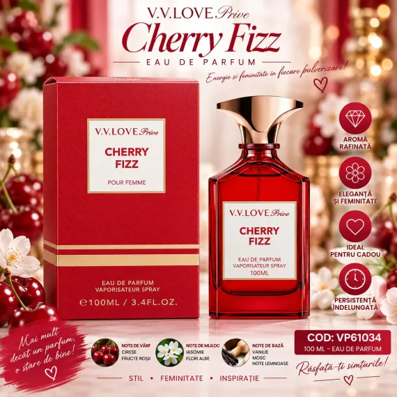 Parfum Damă Cherry Fizz V.V.LOVE 100 ml VP61034