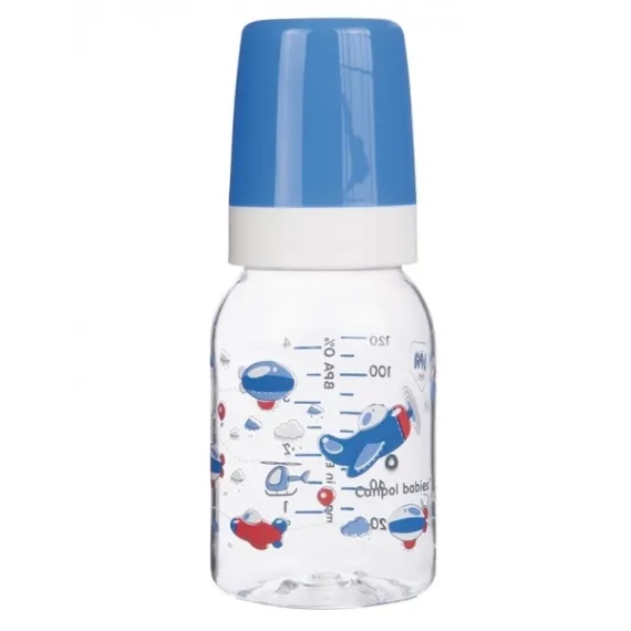 En-gros Pachet special 2 biberoane cu gât îngust „Machines”, 120 ml, Tritan, albastru - vânzare en-gros pentru revânzare