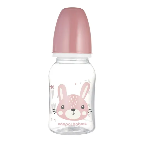 En-gros Biberon, Canpol babies, Tritan, 120 ml, imprimat pisicuță, roz - vânzare en-gros pentru revânzare
