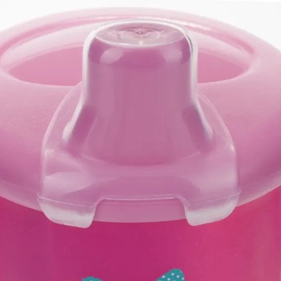 En-gros Căniță anti-vărsare Haberman „Toys” 250 ml + linguriță flexibilă, 9 luni +, roz - vânzare en-gros pentru revânzare