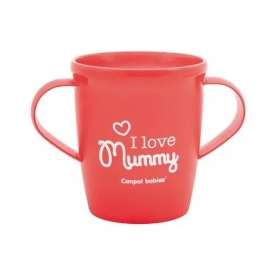 En-gros Căniță „I love Mummy”, Canpol babies, fără BPA, 250 ml, roșu - vânzare en-gros pentru revânzare