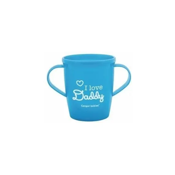 En-gros Căniță „I love Daddy”, Canpol babies, fără BPA, 250 ml, albastru - vânzare en-gros pentru revânzare