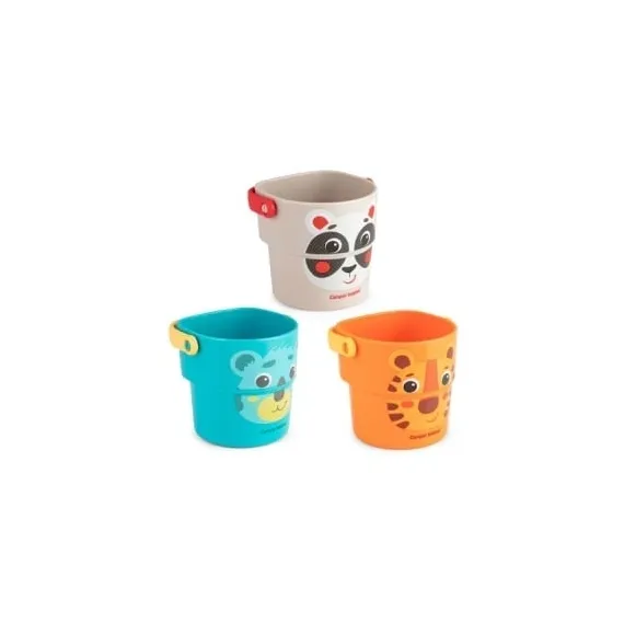 En-gros Set 3 găletușe pentru baie „Hello Little”, Canpol babies, fără BPA, multicolor - vânzare en-gros pentru revânzare