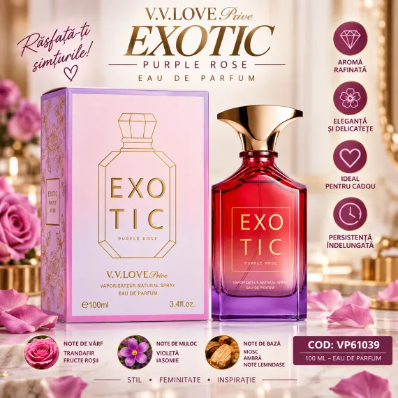 Parfum Oriental Exotic Purple Rose V.V.LOVE 100 ml VP61039