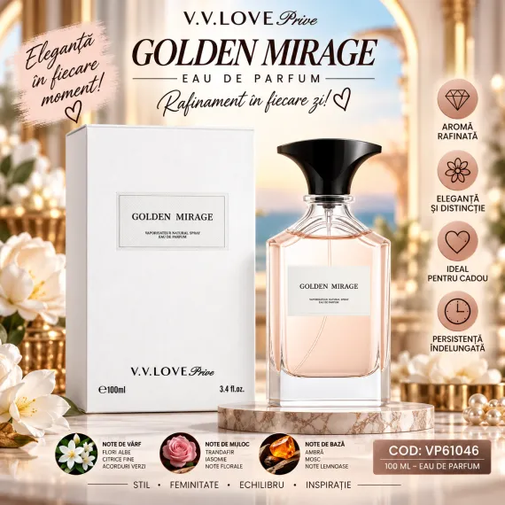 Parfum Unisex Golden Mirage V.V.LOVE Prive 100 ml VP61046