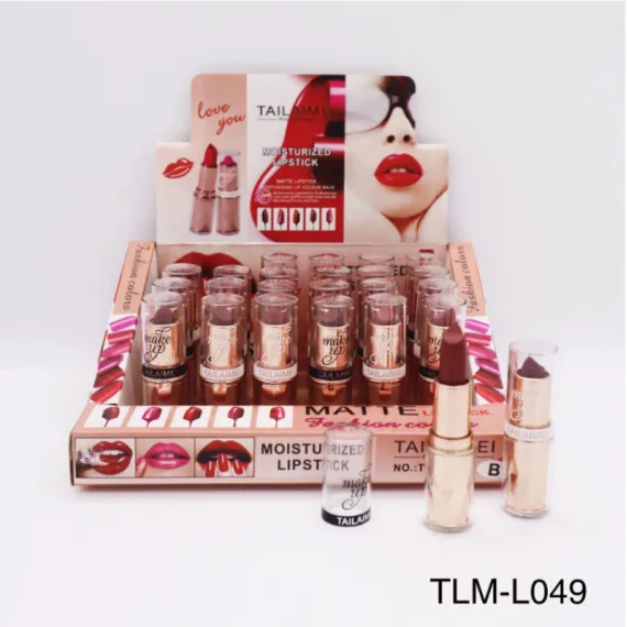 En-gros Ruj de Buze Mat Hidratant Tailaimei Moisturized Lipstick TLM-L049-B - Set 24 Bucăți - vânzare en-gros pentru revânzare