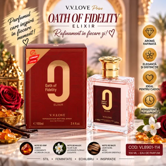 Parfum Oriental Oath of Fidelity Elixir V.V.LOVE Prive 100 ml VL8901-114