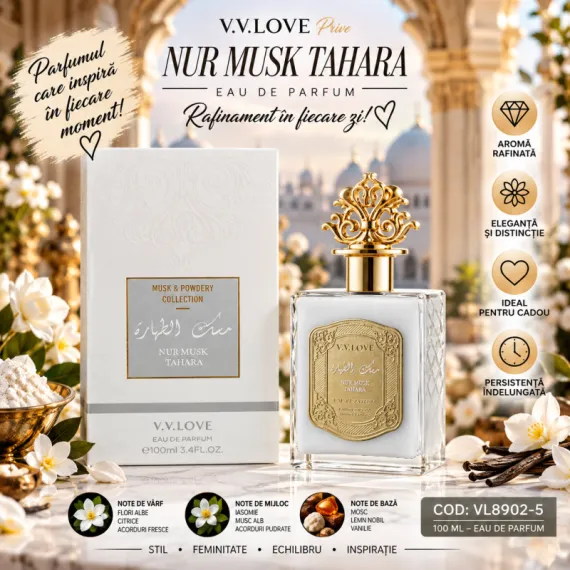 Parfum Oriental Feminin Nur Musk Tahara V.V.LOVE Prive 100 ml VL8902-5