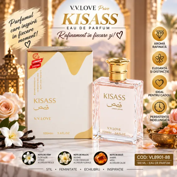 Parfum Oriental Feminin Kisass V.V.LOVE Prive 100 ml VL8901-88