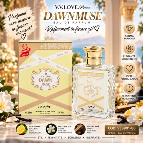 Parfum Oriental Feminin Dawn Muse V.V.LOVE Prive 100 ml VL8901-86