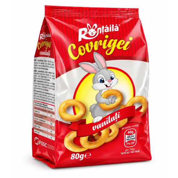 Covrigei vanilați Ronțăilă 80 g
