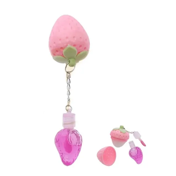 En-gros Set 2 în 1 Balsam de Buze și Luciu cu Breloc Căpșună Magic Your Life Strawberry LS015D - vânzare en-gros pentru revânzare