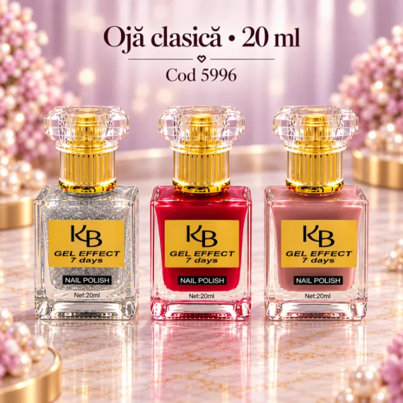 En-gros Ojă Clasică cu Efect Gel Kb 20 ml - Set 24 Nuanțe - Cod 5996 - vânzare en-gros pentru revânzare