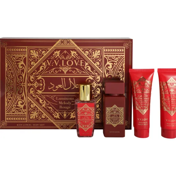 En-gros Set Cadou Parfum Arăbesc pentru Femei V.V.LOVE Luminous Melody Rouge VL1074 - vânzare en-gros pentru revânzare