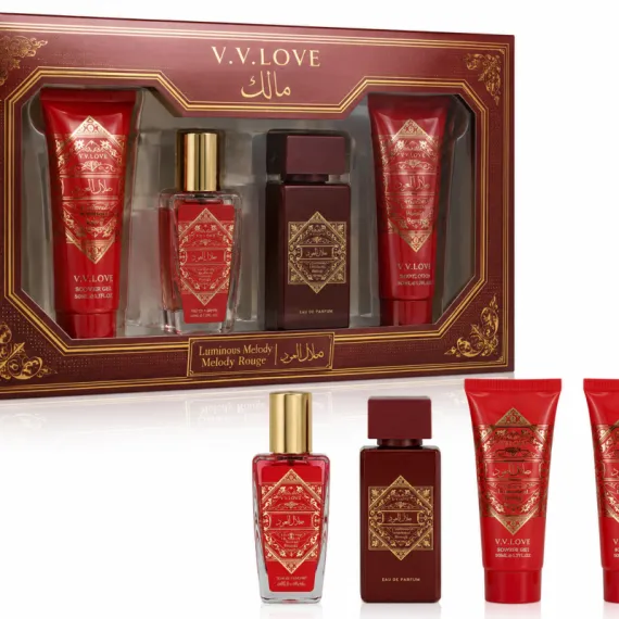 En-gros Set Cadou Parfum Arăbesc pentru Femei V.V.LOVE Luminous Melody Rouge VL1074 - vânzare en-gros pentru revânzare