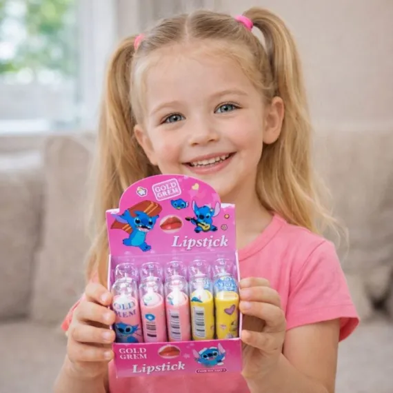 Strugurel de Buze pentru Copii Gold Grem 3397 - Set 12 Bucăți