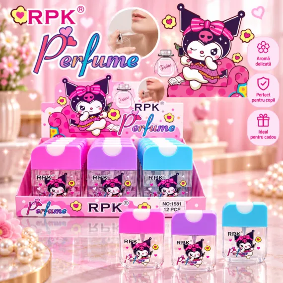 Parfum Copii RPK 1581 Mini Parfum de Buzunar Kawaii - Set 12 Bucăți