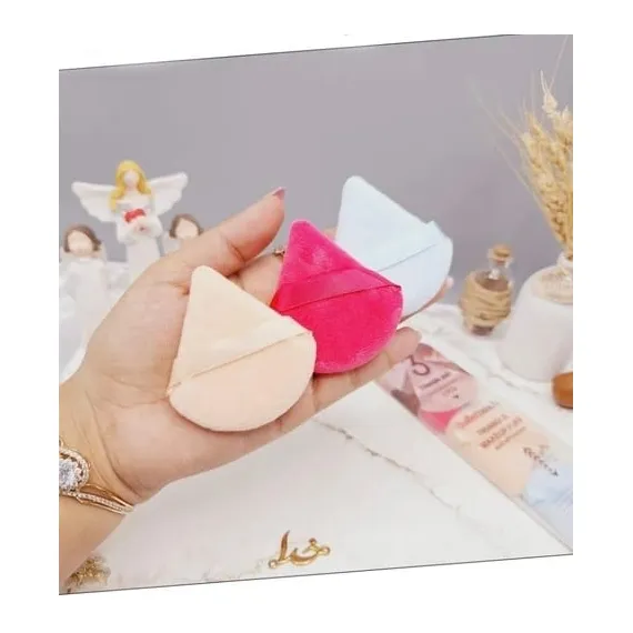 En-gros Bureței de Pudră Triunghiulari Powder Puff Kiss Lovely - Set 3 Bucăți - vânzare en-gros pentru revânzare
