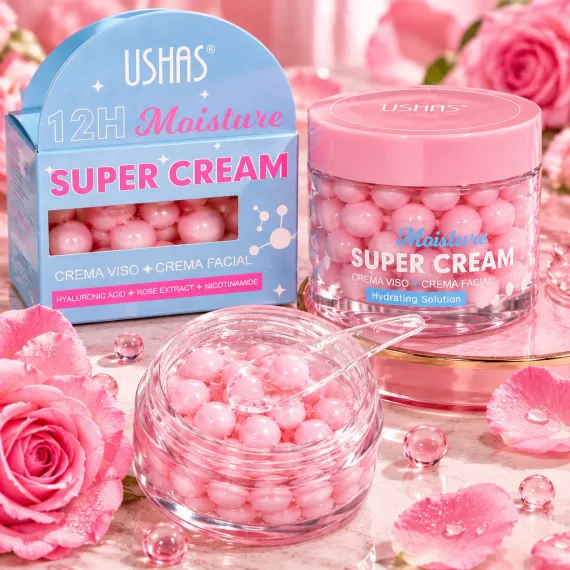 En-gros Cremă Facială Hidratantă cu Capsule și Acid Hialuronic USHAS HA620-2 12H Moisture Super Cream - vânzare en-gros pentru revânzare