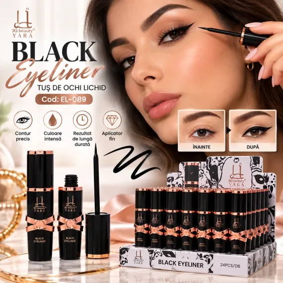 En-gros Tuș de Ochi Negru Yara 3Q Beauty EL-089 - Set 24 Bucăți - vânzare en-gros pentru revânzare