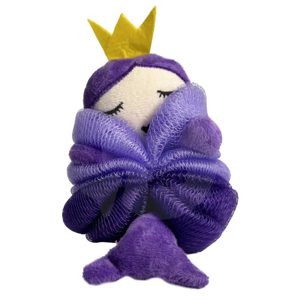 Burete de baie pentru copii model Regina Violet