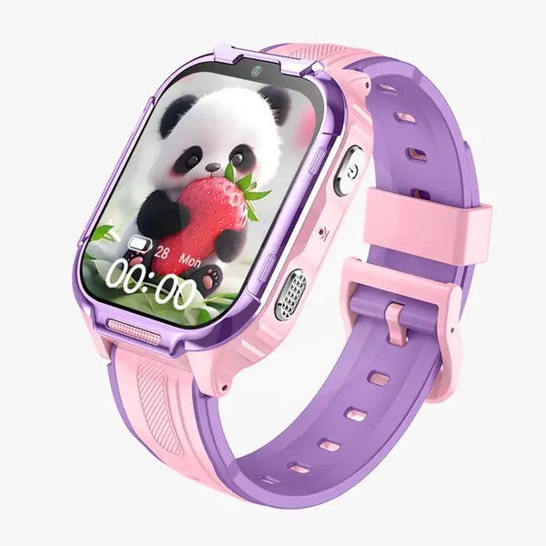 Ceas Inteligent pentru Copii 4G cu GPS și Apel Video - Roz