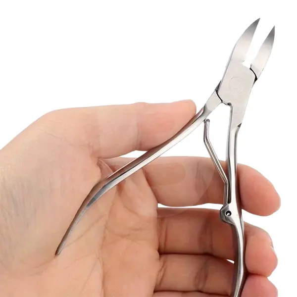 Cleste de pedichiură mijlociu – Oțel inoxidabil, lamă curbată