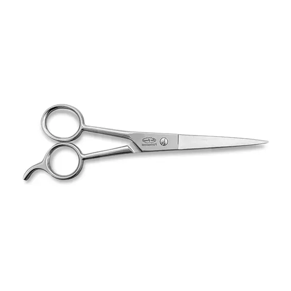 Foarfecă mică de tuns cu codiță ergonomicã și lame ultra-ascuțite, ideală pentru contururi și detalii profesionale