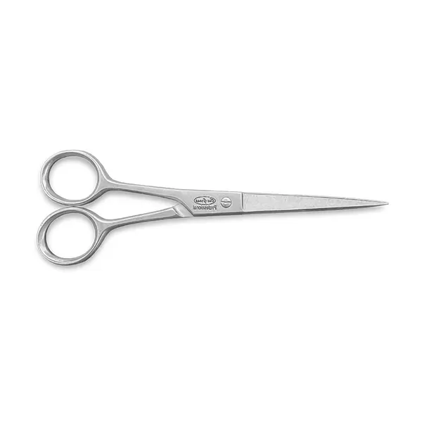 Foarfecă mică de tuns din inox, lame ultra-ascuțite, ideală pentru contur și detalii profesionale