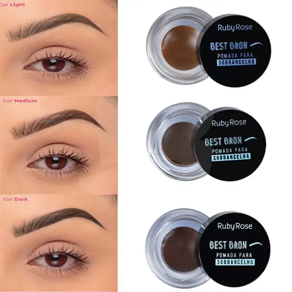 Gel de Sprâncene Ruby Rose Light – Textură Cremoasă Waterproof