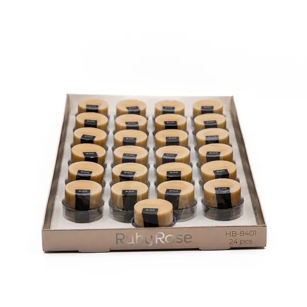 Gel de sprâncene Ruby Rose negru – set 24 bucăți