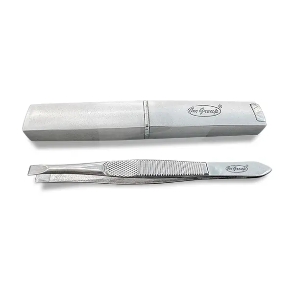 Pensetă profesională cu suport metalic