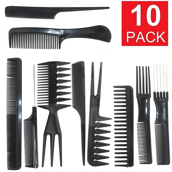 Set piepteni profesionali 10 piese – diferite modele pentru coafat