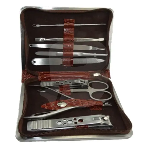Set profesional de manichiură și pedichiură 800 – instrumente inox