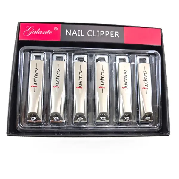 Set 12 unghiere argintii din inox