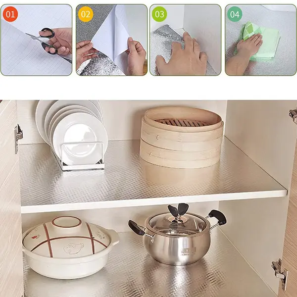 Autocolant bucătărie impermeabil și ușor de curățat