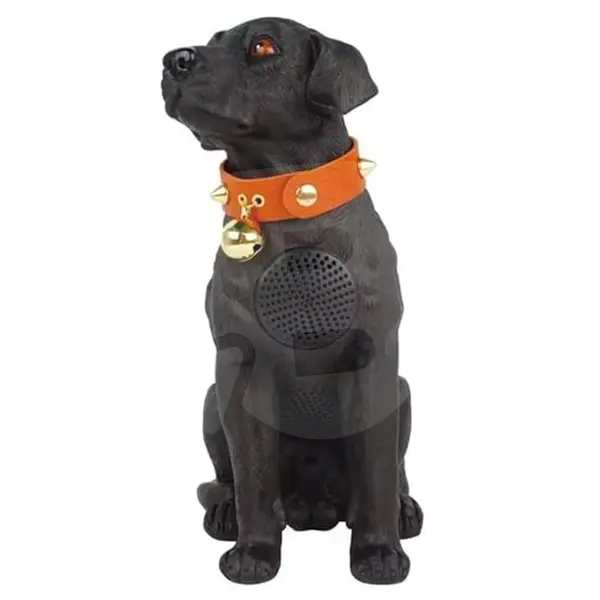 Boxă portabilă wireless Bluetooth tip Labrador, 10W, cu microfon, design decorativ