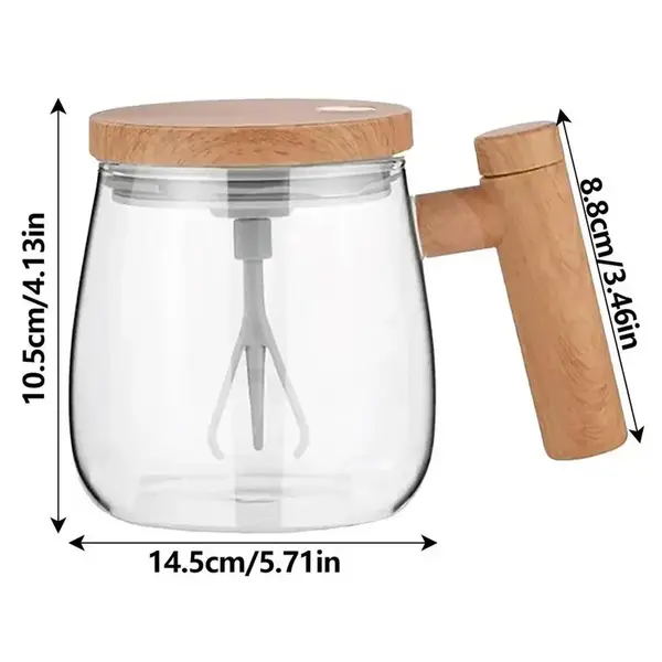 Cană cu amestecare automată pentru cafea și băuturi calde