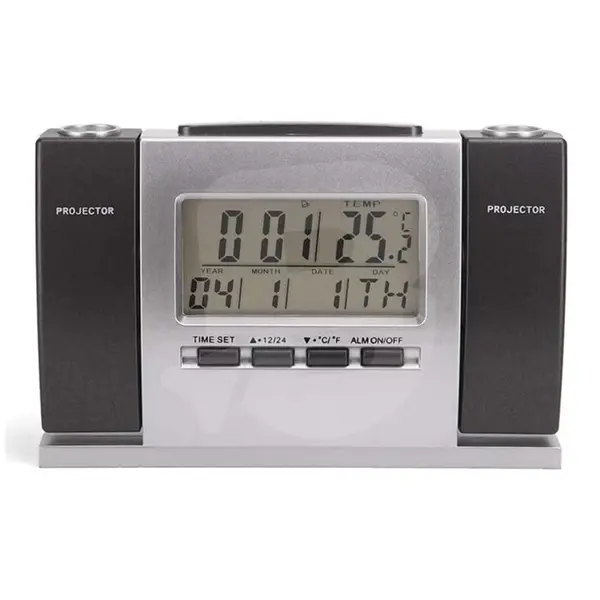 Ceas multifuncțional cu proiecție pe tavan DS 503, afișaj LCD cu oră, dată și temperatură