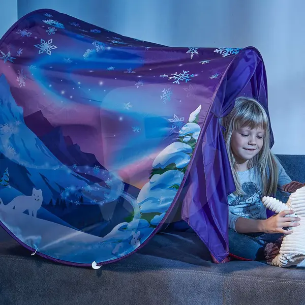 Cort pop-up pentru pat copii, montare rapidă