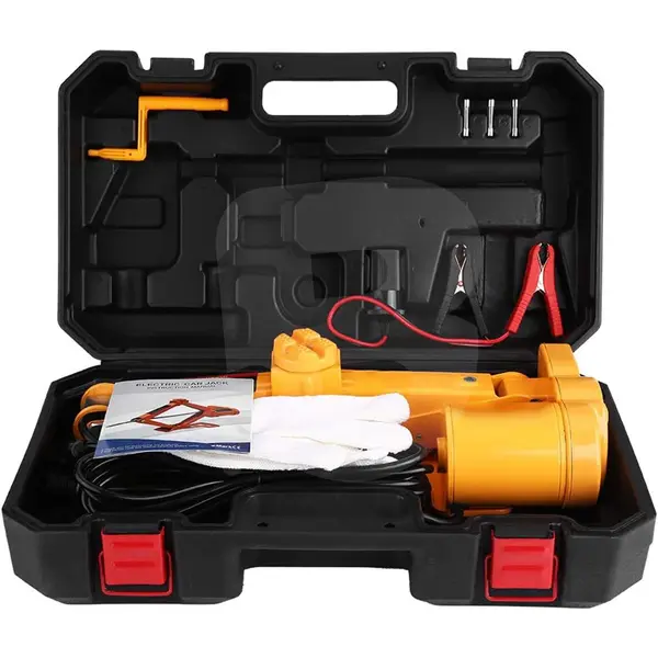 Cric hidraulic electric auto cu geantă de transport