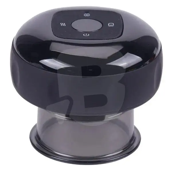 Dispozitiv de masaj cu ventuze Smart Cupping cu vacuum și încălzire, afișaj LED