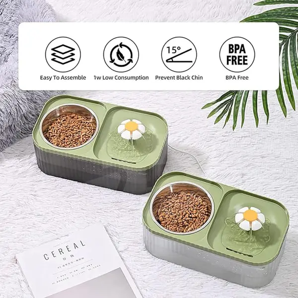 Sistem de filtrare fântână de apă pentru pisici