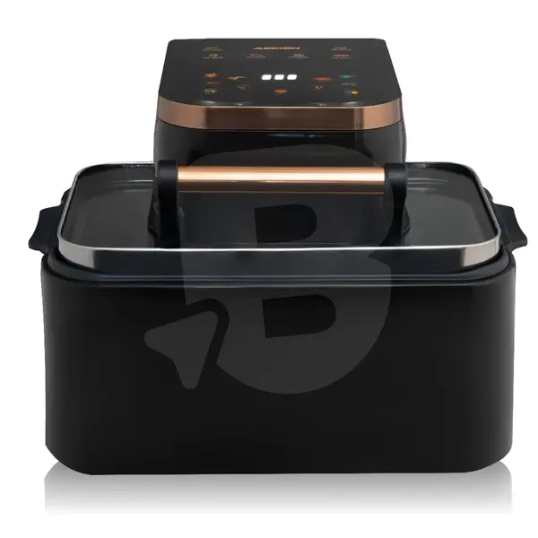 Friteuză cu aer cald 12L 2500W vedere frontală