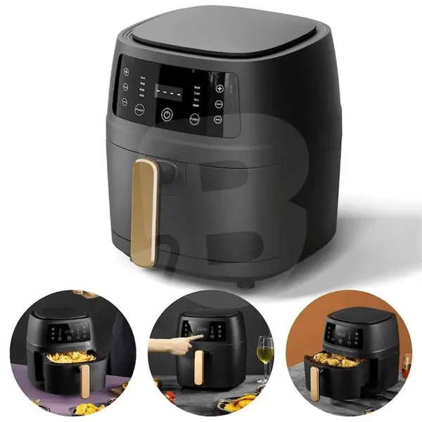 Panou digital friteuza air fryer cu afisaj LED si programe presetate